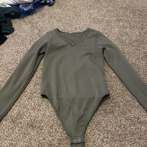 Wilfred Olive Long Sleeve Bodysuit